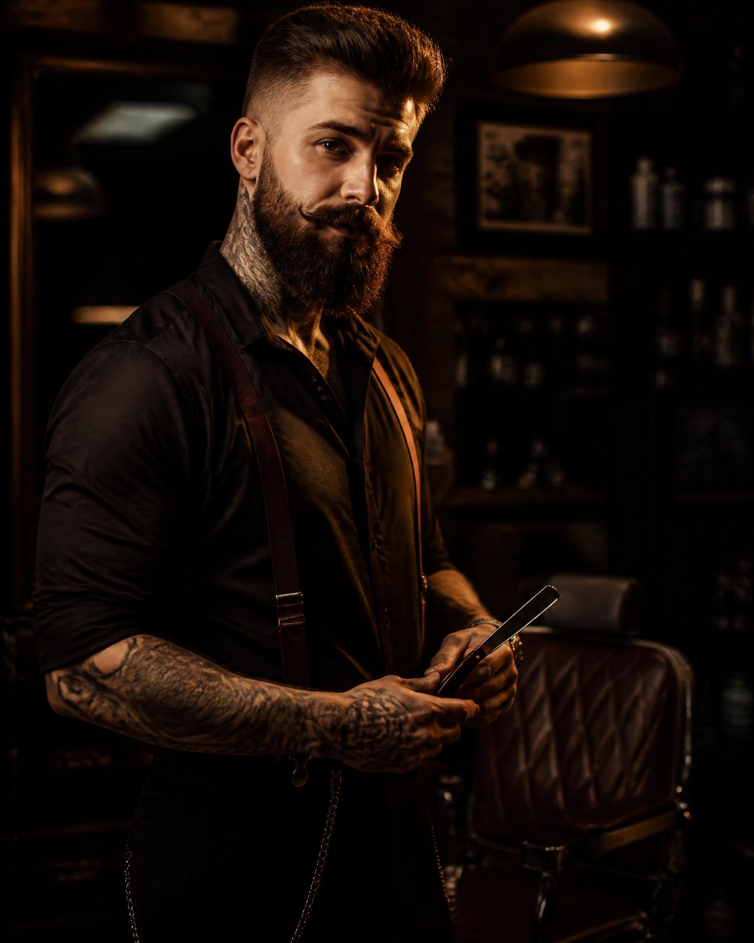 Página de barbearia